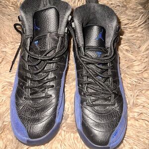 Air Jordan Black and Blue Sneakers